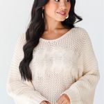 Dress Up Cream Sweater Photo 0