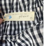 Her Entire Name Says Grace Gingham Dress Sz Ruffle Cottagecore Retro Feminine Black Photo 9