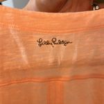 Lilly Pulitzer Luxletic bright coral soft blend XS extra small cap sleeve top Photo 1