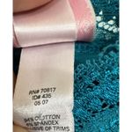 Victoria's Secret  Angels Y2K lace trim camo teal blue size large 2007 Photo 4