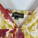 4SI3NNA tiered floral lightweight maxi dress size large Red Photo 2