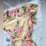 London Times  floral ruffle faux-wrap dress Photo 10