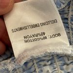 Princess Polly  Elza Mini Dress – Blue & White Floral – One Shoulder Photo 6