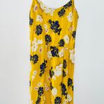 ZARA  Yellow Floral Print Flowy Summer Dress  Photo 0