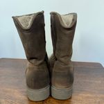 Abeo Women’s Burlington brown leather shearling lined boot size 10 Photo 1