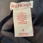 Merona  4 Black/White/Hot Pink Geometric A-Line Skirt Mini Lined Zip Closure Photo 4