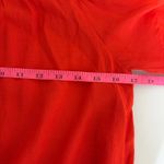 Anthropologie  THML Orange Ruffle Sleeve Cutout Dress - XS‎ Photo 4