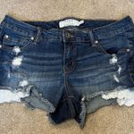 Torrid  Low Rise Distressed Cut Off Denim Shorts Size 12 Photo 0