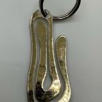 A rare Vintage Ippolita Bookmark Key Chain 3 5/8" Gold Tone Metal Keyring Photo 1