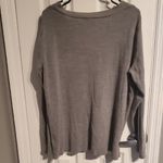 Croft & Barrow  Gray V-Neck Sweatshirt Photo 2