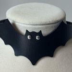Black Bat Choker Necklace Photo 1