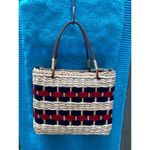 sanoma jeans co vintage basket purse handbag Blue Photo 0