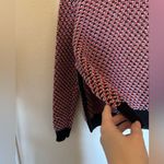 COS  Chunky Crewneck Knit Sweater Sz M Crochet Multi Color‎ Patterned Oversized Photo 2
