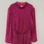 LIPSY London Pink Sequin Mini Dress Size 4 NWT Photo 1