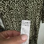 ZARA NWT  Printed Modal‎ Midi Dress Green/Cream Size Small Photo 9