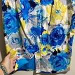 Charter Club  Blue and Yellow Floral Pencil Skirt (1044) Photo 2