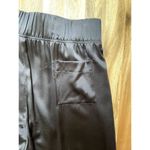 Lafayette 148 Silk Drawstring Wide Leg Pants Black Size M Photo 5