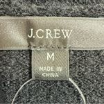 J.Crew NWT Stretch Wool Alpaca V-Neck Tunic Sweater Black M Photo 1