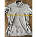 New Balance  Womens Pullover Small Gray Funnel Neck Long Sleeve Pocket Reflective Photo 5