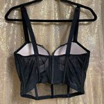 Victoria's Secret Victoria’s Secret Black Rhinestone Strap Pushup Corset Bra Top 34DD Photo 1