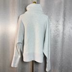 Banana Republic  Light Gray Oversized Turtleneck M/L Chunky Knit Batwing Sleeve Photo 5