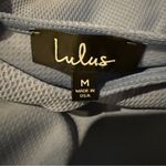 Lulus Home Before Daylight Periwinkle Blue Sleeveless Skater Dress Sz M Photo 5