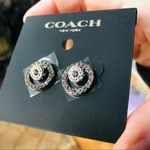 Coach  Silver Halo Earrings NWT​ Photo 2