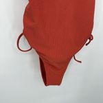 Xhilaration Orange One Piece Swimsuit Tie Size Medium Beach Photo 2