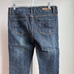 Seven7 sz 30 blue low rise boot cut denim jeans Photo 6