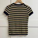 J.Crew Carolyn Sweater Tee in Striped Merino Wool in Navy Multi, Size XXS Photo 8