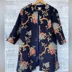 Grace Chuang New York hand woven jacket size large Blue Photo 0