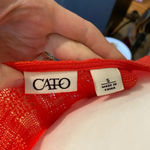 Cato ‎ coral shirt size small Photo 5