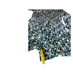 Diane Von Furstenberg Women's DVF Geometric Print Long Sleeve Mini Romper‎ Collared Button Down Photo 7