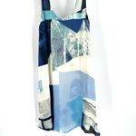 Aritzia Wilfred millau abstract tank top 100% silk flowy swing tunic dress Photo 4