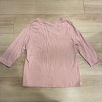 Pact  Women’s Organic Cotton Softspun Scoop Neck Top Pink Size L Photo 7