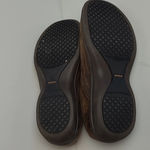 WORX WOMENS OXFORD STEEL TOE SLIP RESISTANT BROWN LEATHER SHOES 9 WIDE Photo 8