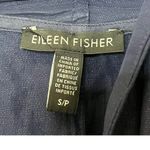 Eileen Fisher  Open Front Cardigan Women’s Size Small Navy Organic Cotton Photo 7