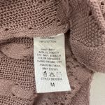 Altar'd State Mauve Crochet Cropped Sweater Bell Sleeves Eyelet, Sz: M (b35) Size M Photo 3