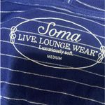 Soma Live. Lounge. Wear. Lounge dress, hooded with elastic waist, size M Blue Size M Photo 2