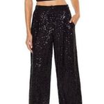 Forever 21  Black Wide Leg Sequin Pants - Size XS - NWT Photo 0