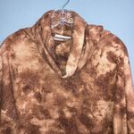 Zenana Outfitters tie dye cowl neck dolman sleeve tunic Oversized sweater Medium 730 Photo 2