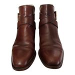 Bally Bickford Brown Leather Ankle Strap Boots Size 5½ M Made in Italy Photo 5