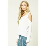 Forever 21 ✨Popcorn Knit Open-Shoulder Top✨ Photo 1