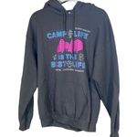 Gray Camp Life Hoodie Women’s Size Large Comfortable Casual Cute Outdoors Jacket Photo 0