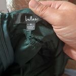 Lulus  Never A Dull Moment Emerald Green Tie-Strap Pleated Midi Dress Photo 9