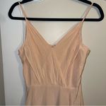 Yumi Kim  Light Pink Midi Silk Dress in Size Small Photo 1
