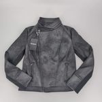 Desigual  Millet Women's Black Front Zipper Motorcycle Jacket - US Size 6 - NWT Photo 3