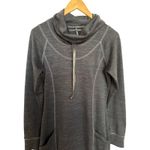 Kuhl Lea Cowl Neck Sweater Dress Women’s Size M Dark Gray Stretch Pockets 4209 Photo 5