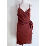 Hello Molly brown wrap dress If The Gown Fits Mini Dress Chocolate medium 6 Photo 13