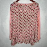 Matilda Jane  Sing it out long sleeve swing top peach floral Sz S‎ Photo 2